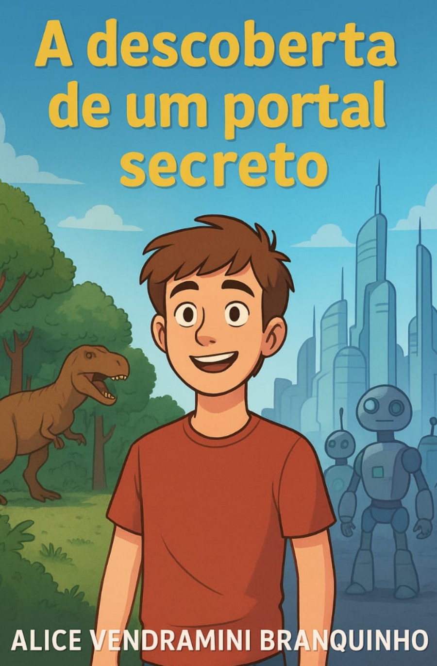 Capa do livro A Descoberta de um Portal Secreto